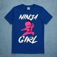Cool Ninja Girl Art For Ninja Training Warrior T-Shirt thumb 5