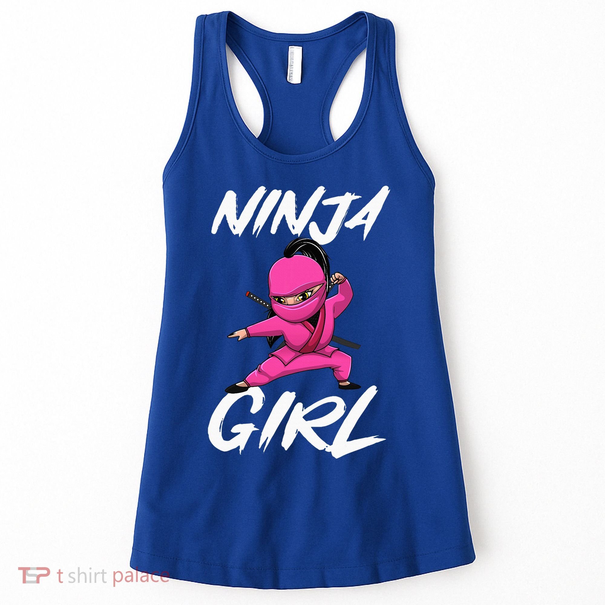 Cool Ninja Girl Art For Ninja Training Warrior Women's Tank Top