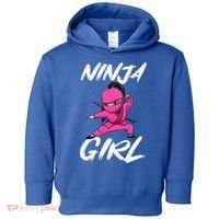 Cool Ninja Girl Art For Ninja Training Warrior Toddler Hoodie thumb 0