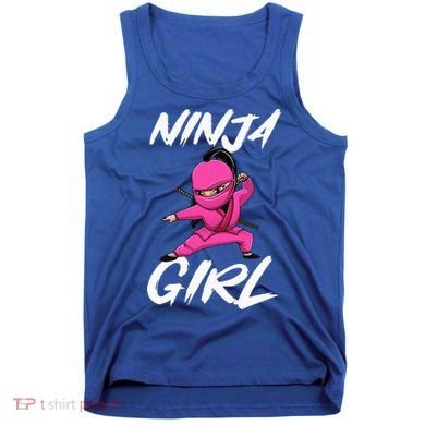 Cool Ninja Girl Art For Ninja Training Warrior Tank Top