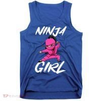 Cool Ninja Girl Art For Ninja Training Warrior Tank Top thumb 0