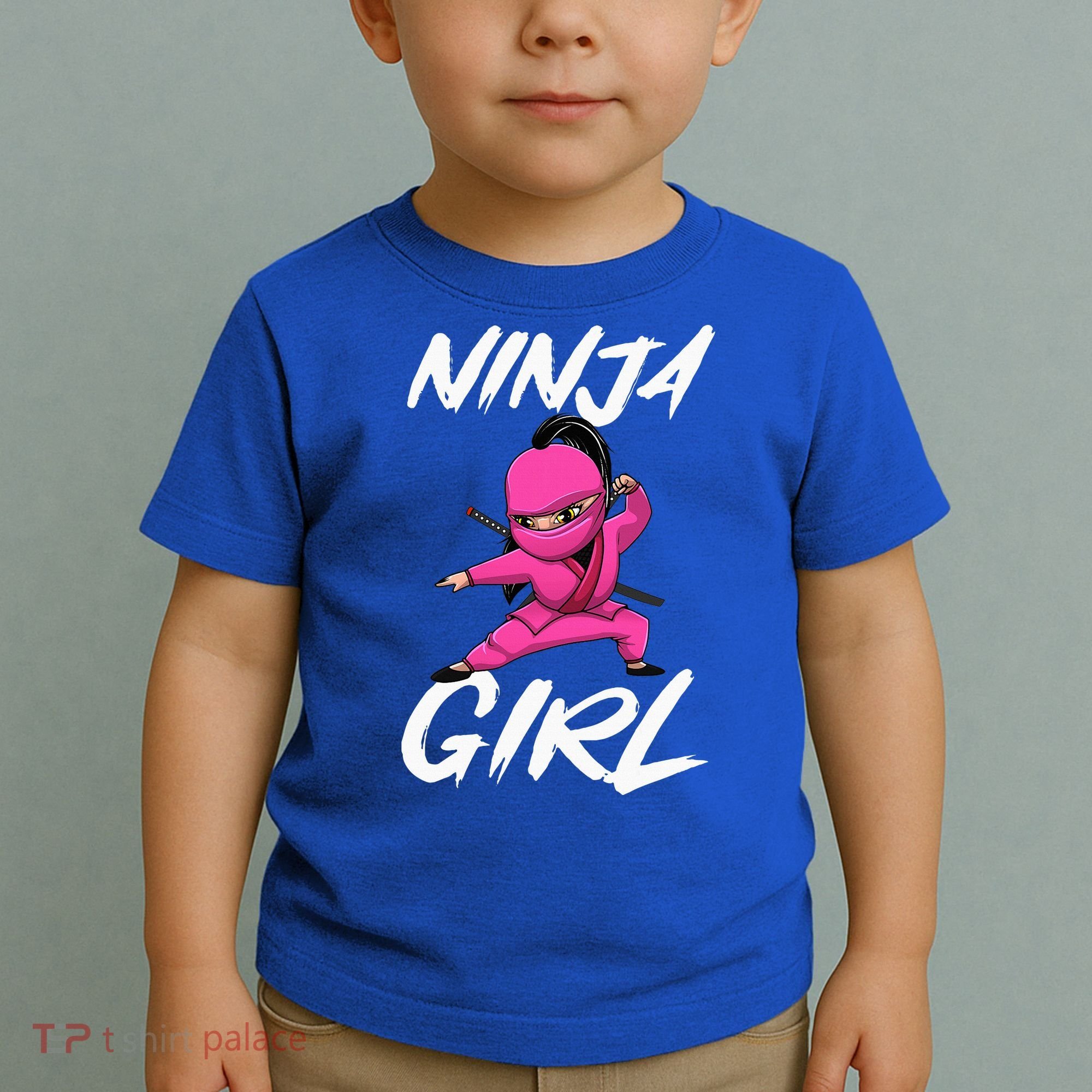 Cool Ninja Girl Art For Ninja Training Warrior Toddler T-Shirt