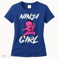 Cool Ninja Girl Art For Ninja Training Warrior Women's T-Shirt thumb 0
