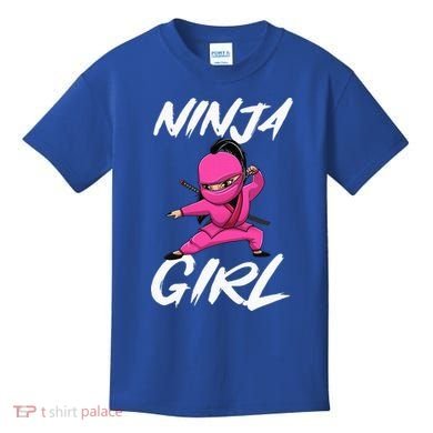 Cool Ninja Girl Art For Ninja Training Warrior Kids T-Shirt