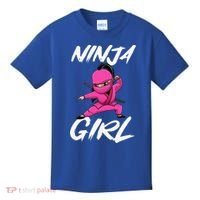 Cool Ninja Girl Art For Ninja Training Warrior Kids T-Shirt thumb 0