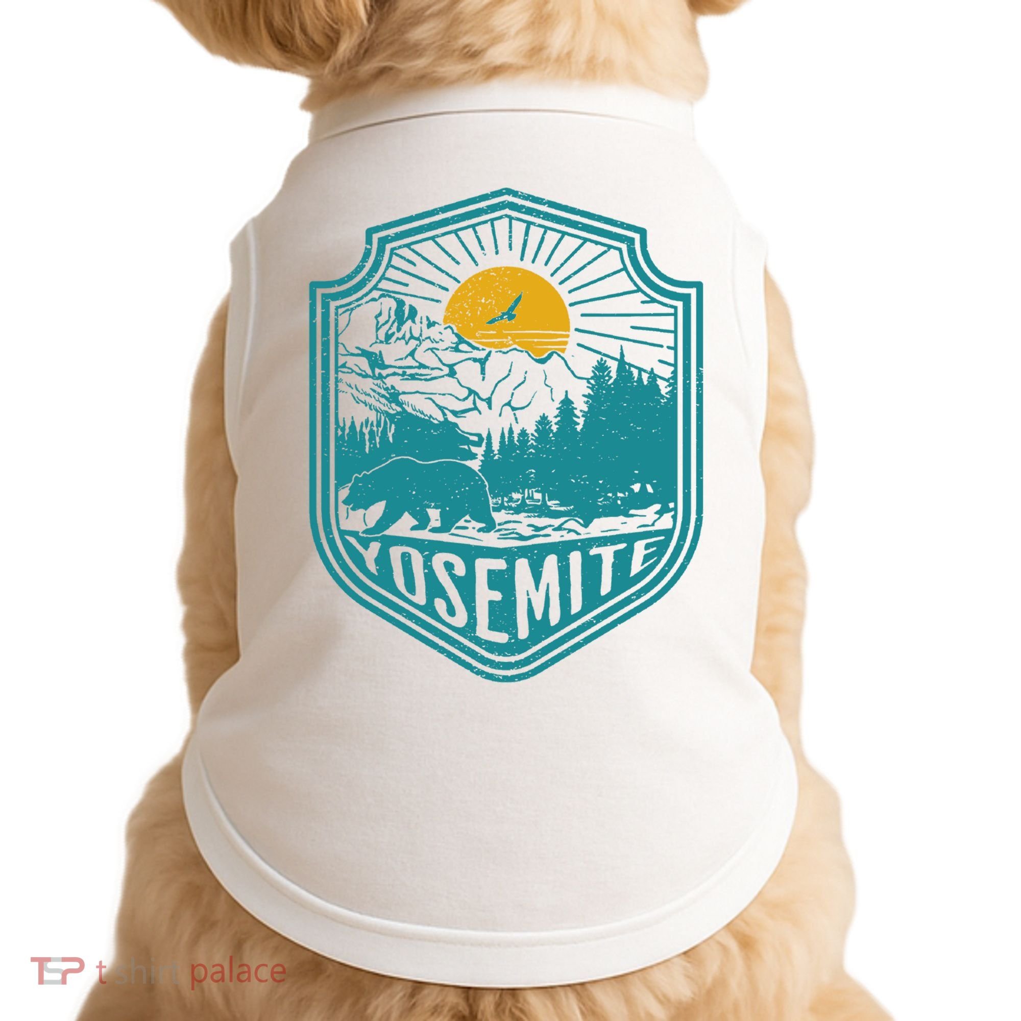 California Nature Hiking Outdoors Gift Yosemite National Park Doggie Tank