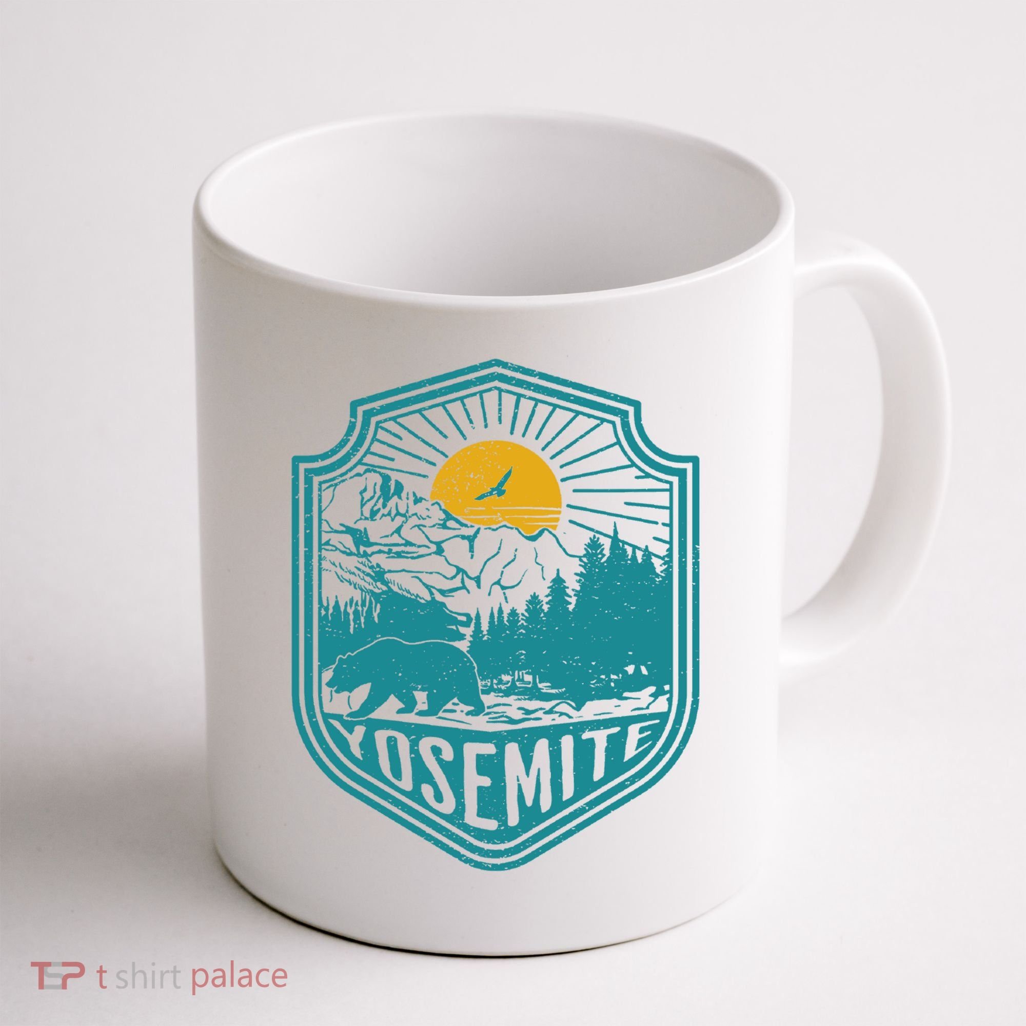 California Nature Hiking Outdoors Gift Yosemite National Park Coffee Mug