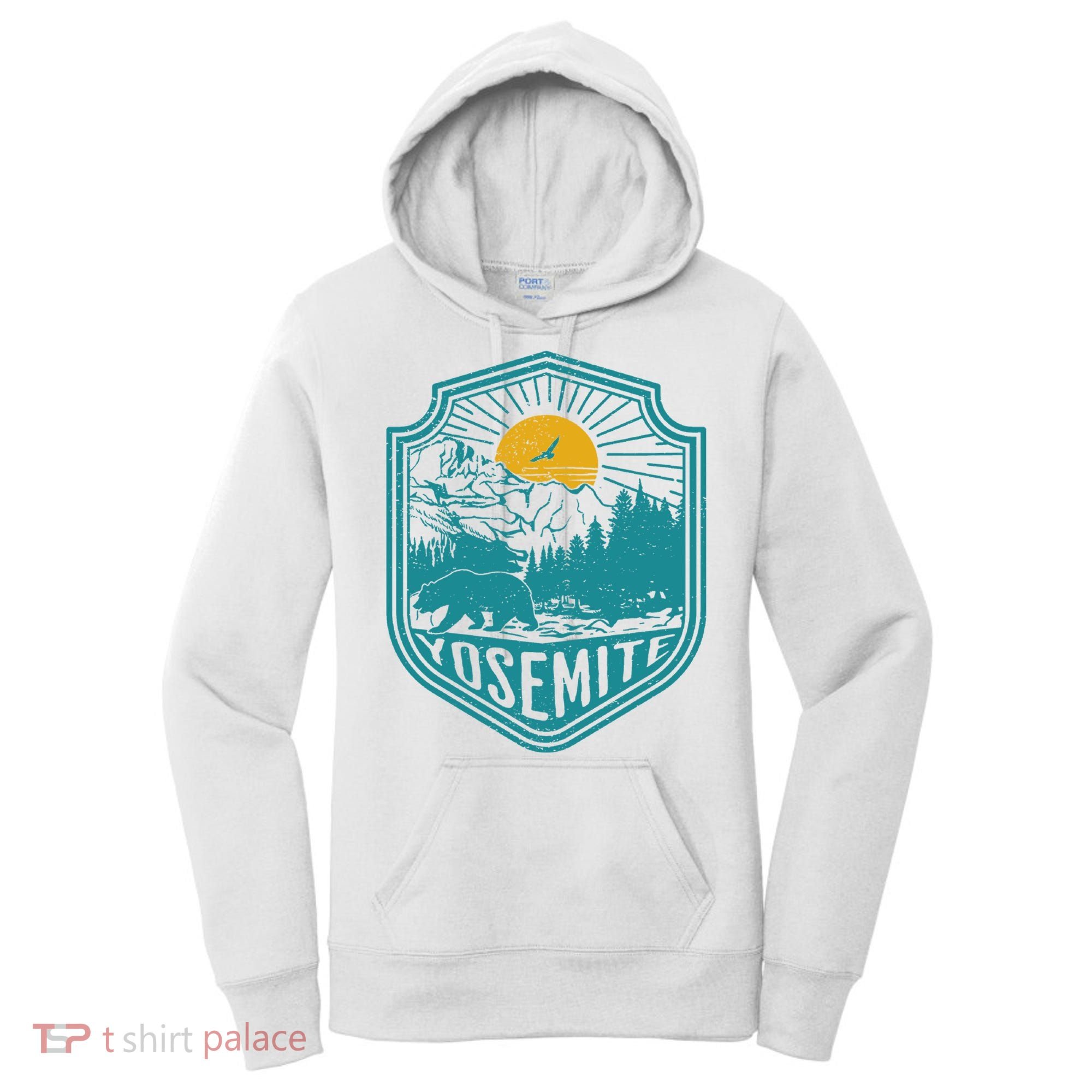 California Nature Hiking Outdoors Gift Yosemite National Park Women's Hoodie