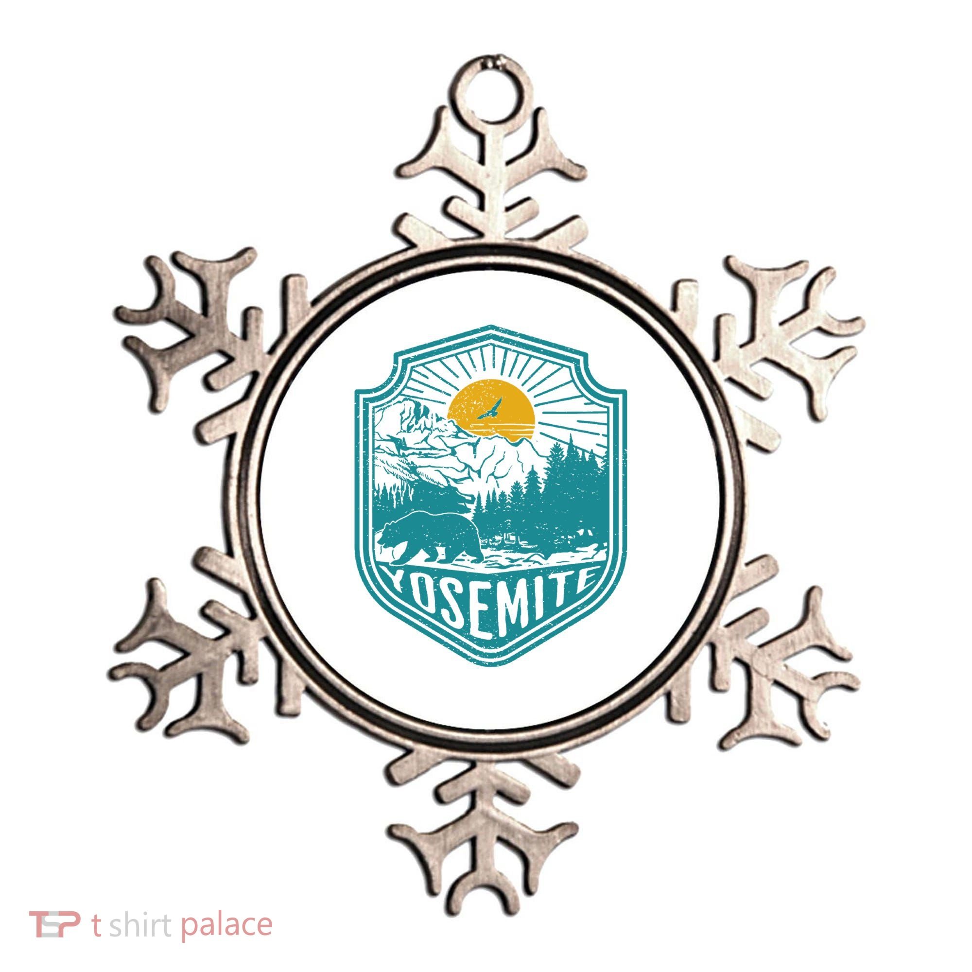 California Nature Hiking Outdoors Gift Yosemite National Park Ornament