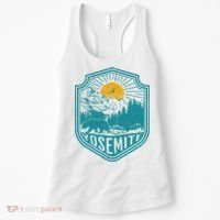 California Nature Hiking Outdoors Gift Yosemite National Park Women's Tank Top thumb 0