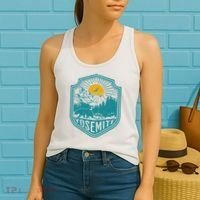 California Nature Hiking Outdoors Gift Yosemite National Park Women's Tank Top thumb 2