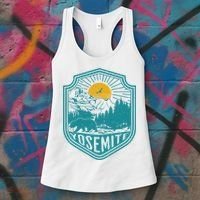 California Nature Hiking Outdoors Gift Yosemite National Park Women's Tank Top thumb 3