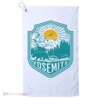 California Nature Hiking Outdoors Gift Yosemite National Park Golf Towel thumb 0