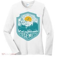 California Nature Hiking Outdoors Gift Yosemite National Park Women's Long Sleeve Shirt thumb 0