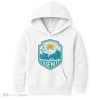 California Nature Hiking Outdoors Gift Yosemite National Park Kids Hoodie thumb 0