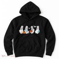 Cute Nurse Halloween Ghost Hoodie thumb 0