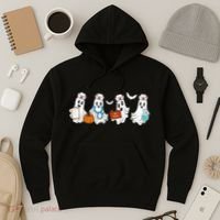 Cute Nurse Halloween Ghost Hoodie thumb 3