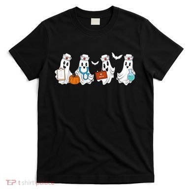 Cute Nurse Halloween Ghost T-Shirt