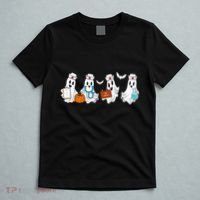 Cute Nurse Halloween Ghost T-Shirt thumb 5
