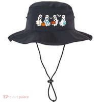 Cute Nurse Halloween Ghost Bucket Hat thumb 0