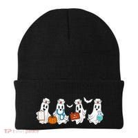 Cute Nurse Halloween Ghost Beanie thumb 0