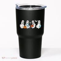 Cute Nurse Halloween Ghost Tumbler thumb 0