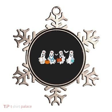 Cute Nurse Halloween Ghost Ornament