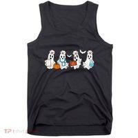 Cute Nurse Halloween Ghost Tank Top thumb 0