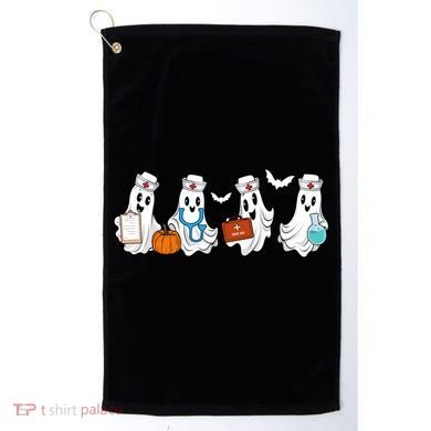 Cute Nurse Halloween Ghost Golf Towel