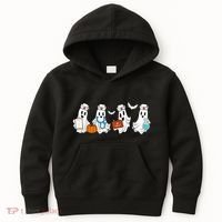 Cute Nurse Halloween Ghost Kids Hoodie thumb 0