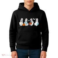 Cute Nurse Halloween Ghost Kids Hoodie thumb 4