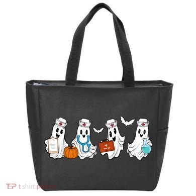 Cute Nurse Halloween Ghost Tote Bag