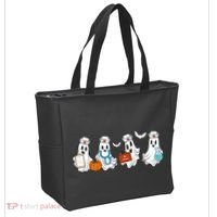 Cute Nurse Halloween Ghost Tote Bag thumb 2
