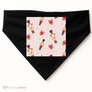 Christmas Nutcracker Holiday USA-Made Doggie Bandana