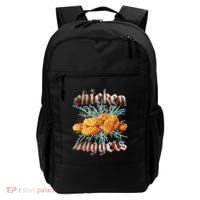 Chicken Nuggets Heavy Metal Funny Backpack thumb 0