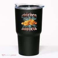 Chicken Nuggets Heavy Metal Funny Tumbler thumb 0