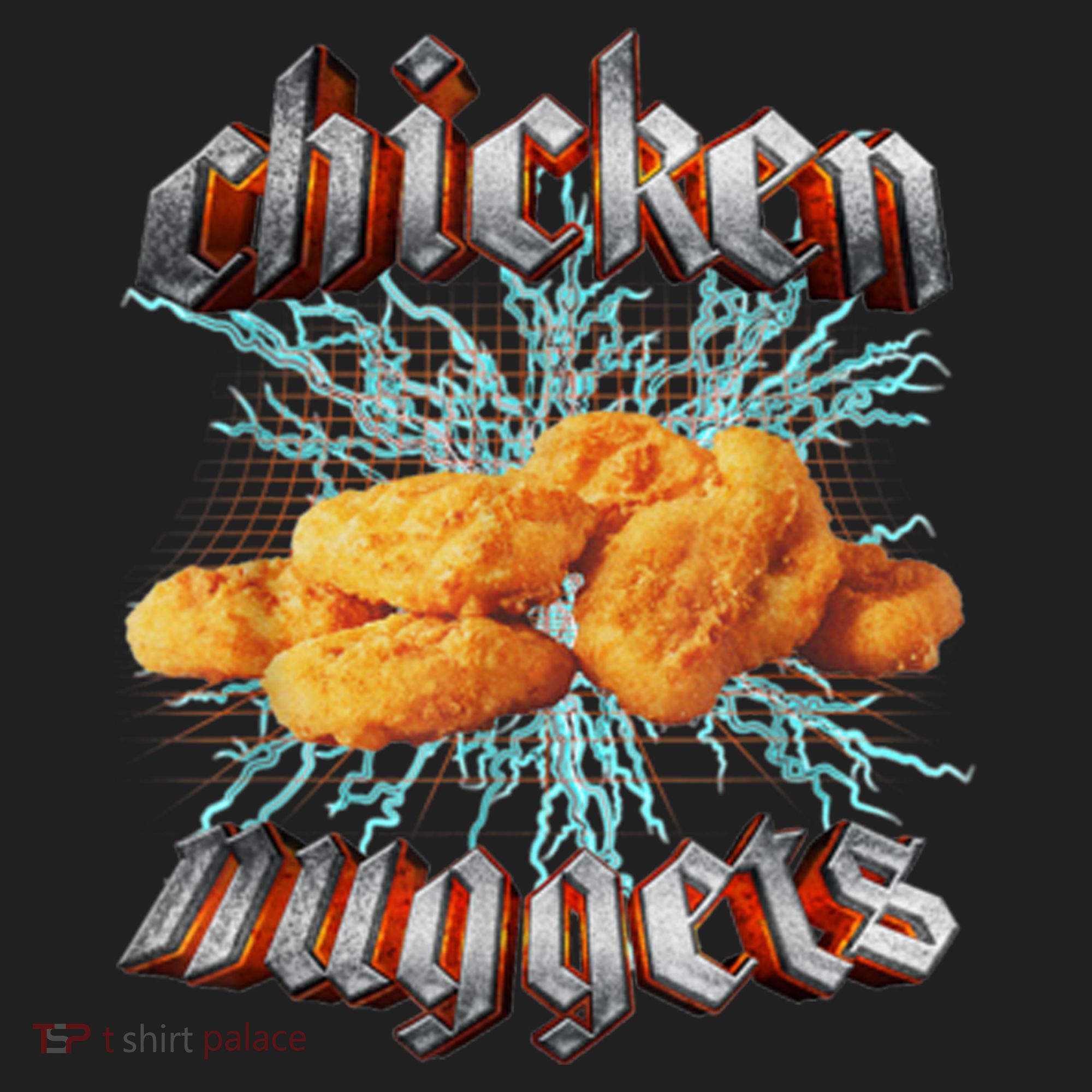Chicken Nuggets Heavy Metal Funny Tumbler