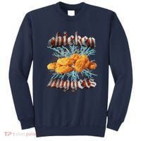 Chicken Nuggets Heavy Metal Funny Sweatshirt thumb 0