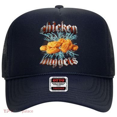 Chicken Nuggets Heavy Metal Funny Hat