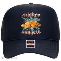 Chicken Nuggets Heavy Metal Funny Hat thumb 0