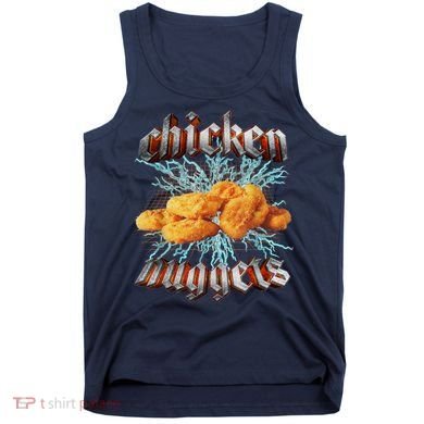 Chicken Nuggets Heavy Metal Funny Tank Top