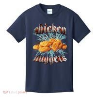 Chicken Nuggets Heavy Metal Funny Kids T-Shirt thumb 0