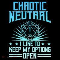 Chaotic Neutral I Like To Keep My Options Open D20 Tabletop Women's Hoodie thumb 2