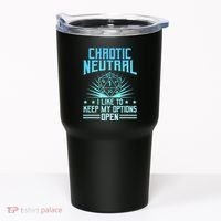 Chaotic Neutral I Like To Keep My Options Open D20 Tabletop Tumbler thumb 0