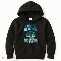 Chaotic Neutral I Like To Keep My Options Open D20 Tabletop Kids Hoodie thumb 0