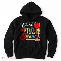 Child Nutrition Is My Business Cute Apple Hoodie thumb 0