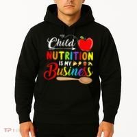 Child Nutrition Is My Business Cute Apple Hoodie thumb 2