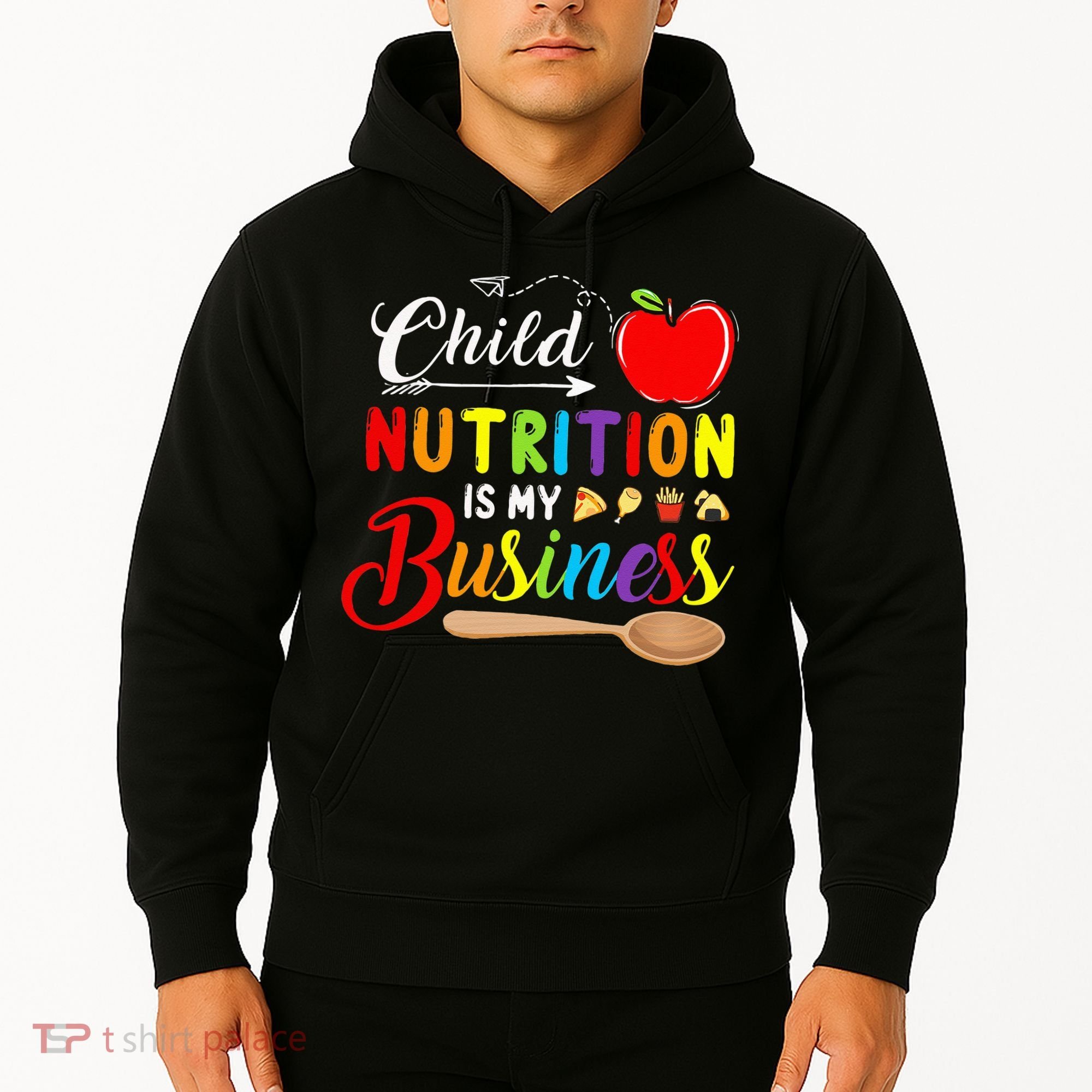 Child Nutrition Is My Business Cute Apple Hoodie