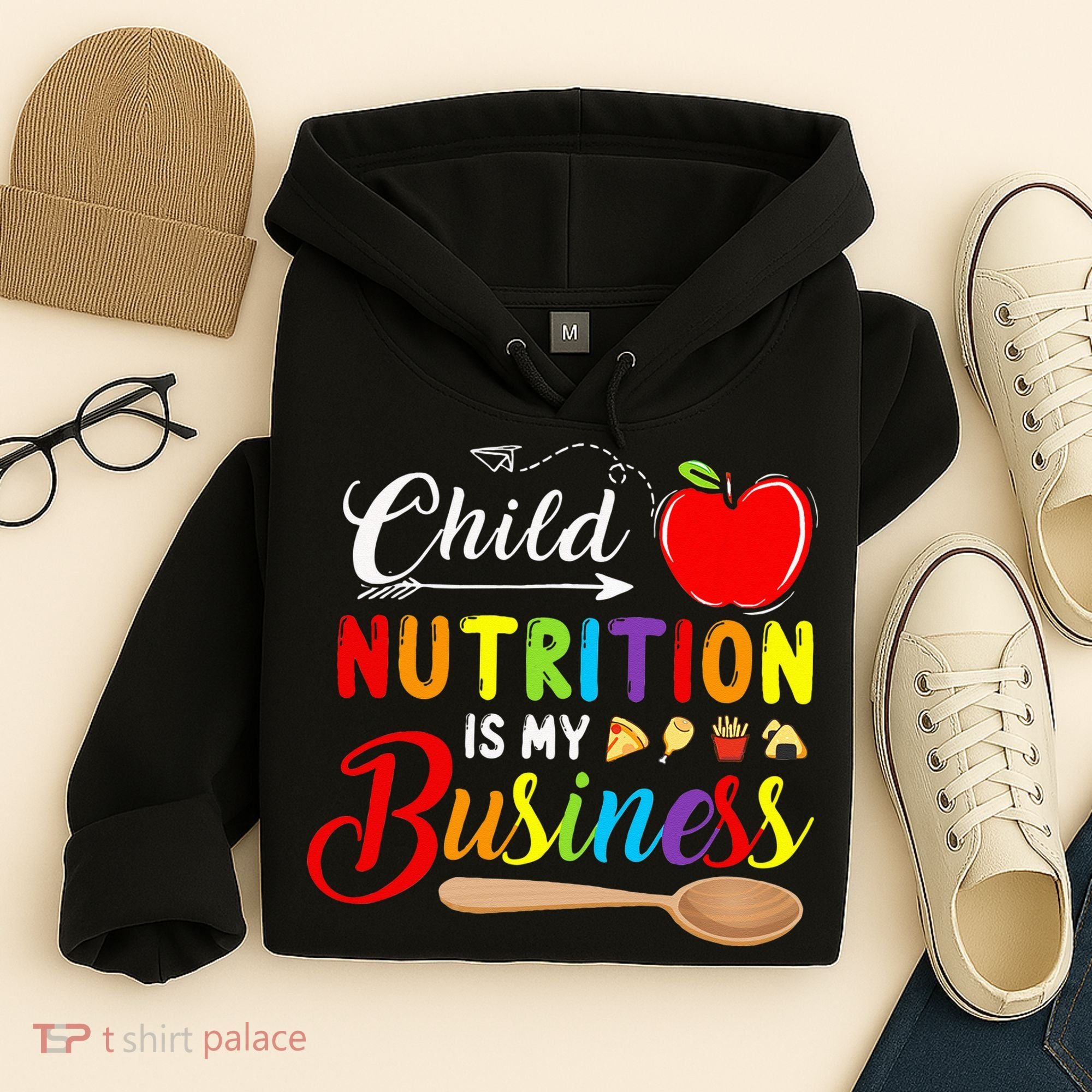 Child Nutrition Is My Business Cute Apple Hoodie
