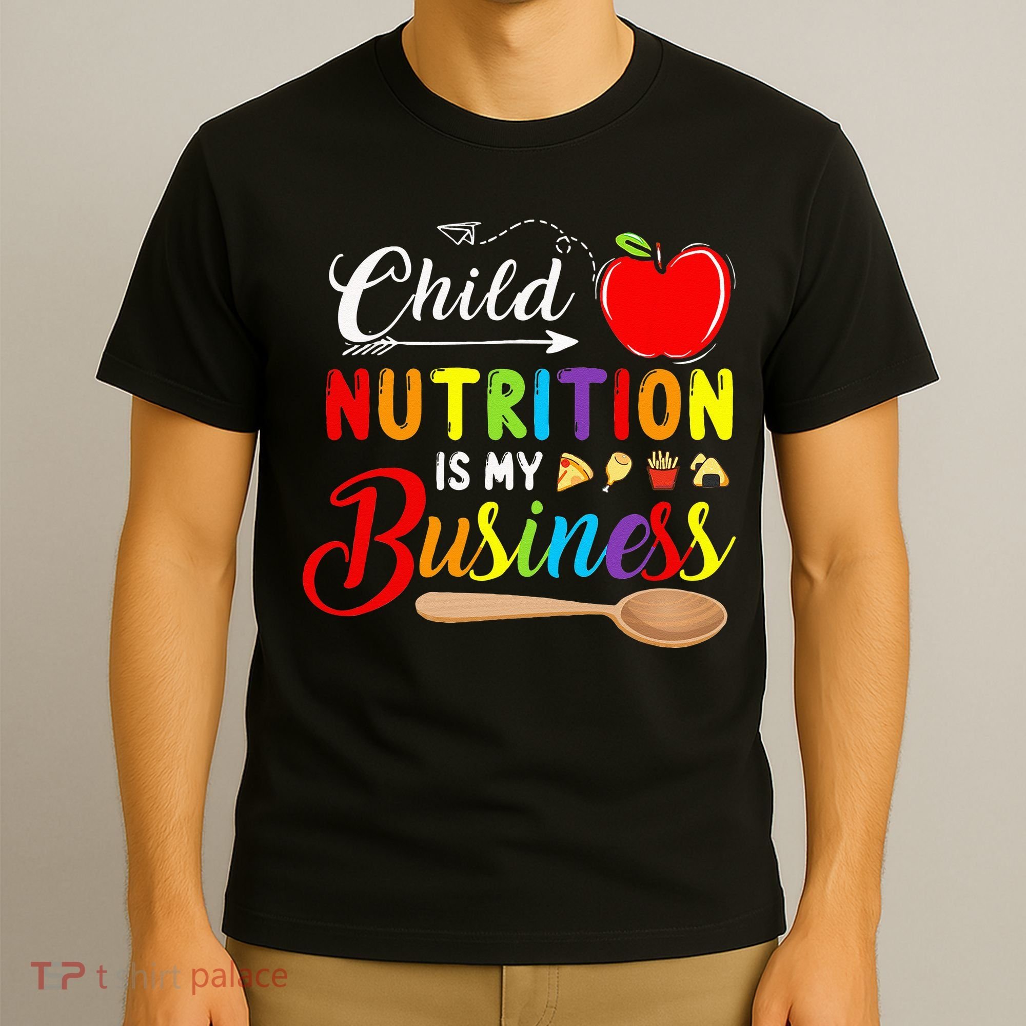 Child Nutrition Is My Business Cute Apple T-Shirt
